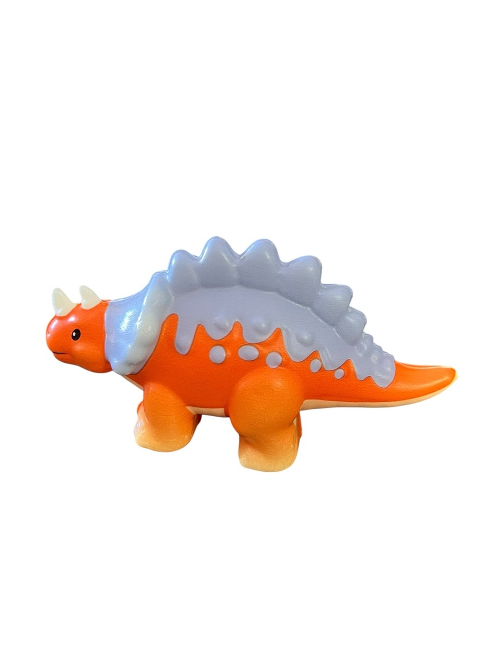 Blue Orange Dinosaur Stegosaurus Squishy Toy Trending Best Seller Stress Relief